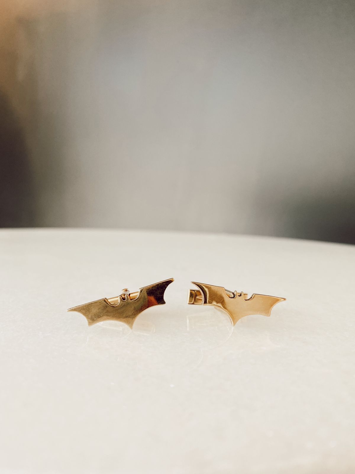 Mancuernillas Batman Plata