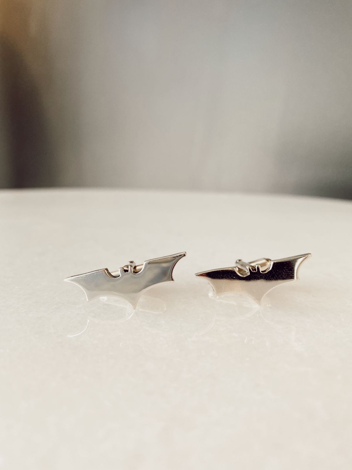 Mancuernillas Batman Plata